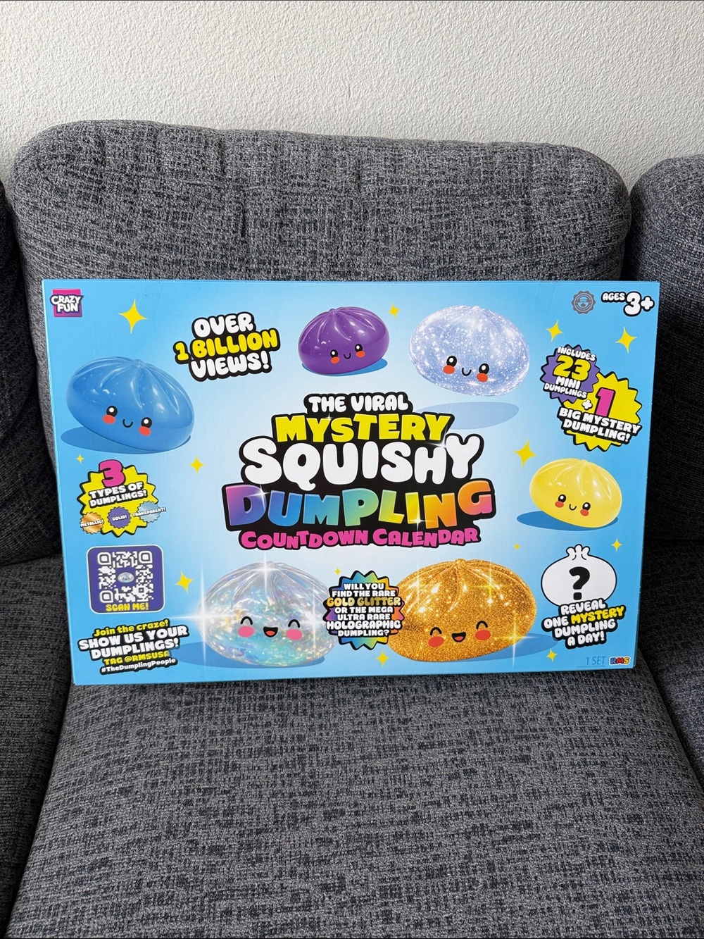 BNIB RMS The Viral Squishy Dumpling Countdown Calendar, 24 total dumplings
